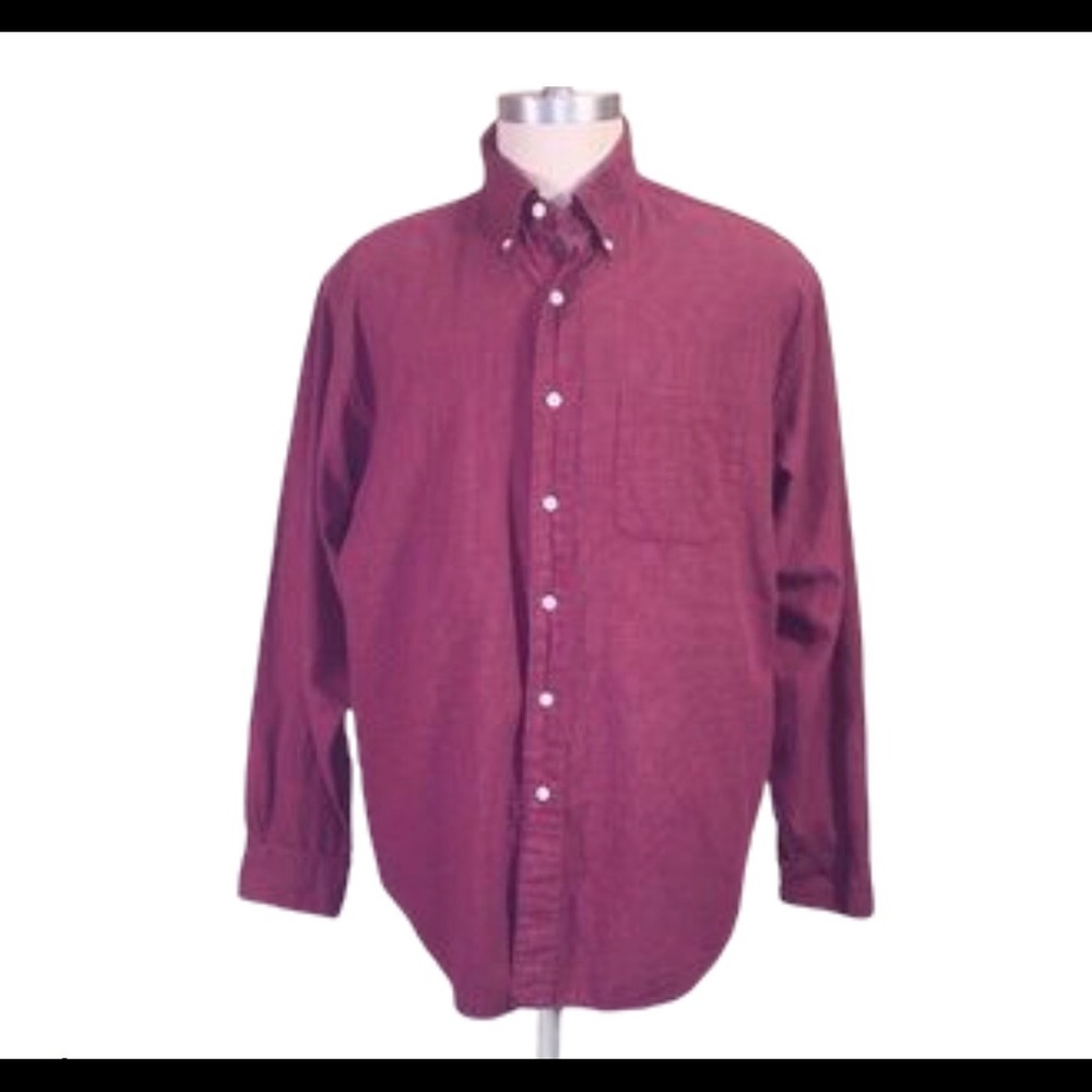 Brooks Brothers Shirt L Woven In Italy Cotton - Picture 1 of 4